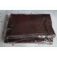 Couverture jetable semi durable lit 1 personne chocolat
