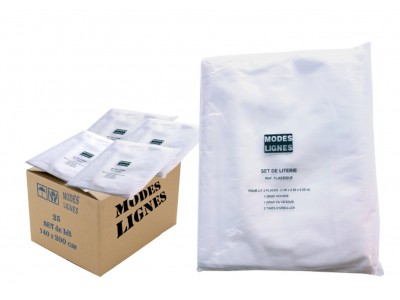 Lot de 25 Set de Draps Jetables résistants 2 personnes en 140