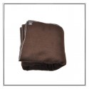 Couverture jetable semi durable lit 1 personne chocolat