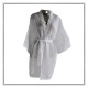 peignoir jetable blanc, kimono non tissé à usage unique