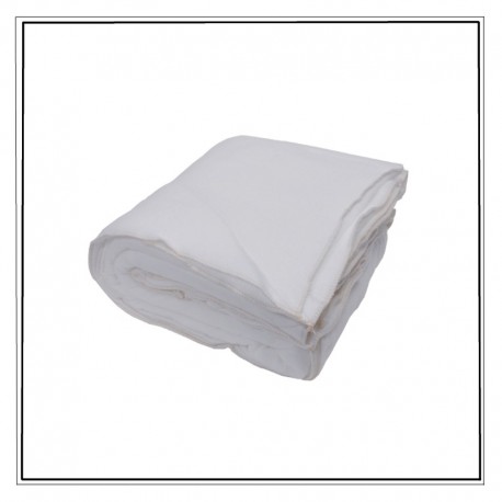 couverture plaid jetable blanc