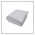 Couverture blanche semi durable lit 1 personne