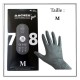 Boite de 100 Gants Nitrile NOIR Non Poudrés résistants Taille M