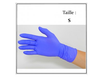 TouchFlex Gants Nitrile Noir 100/boite, Sans Latex /sans Poudre,qualité  Médicale Aql 1.5 à prix pas cher