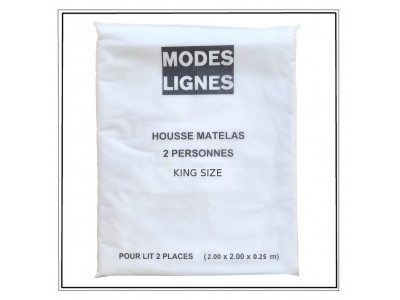 DRAP HOUSSE de matelas jetable KING SIZE 200 X 200 X 25