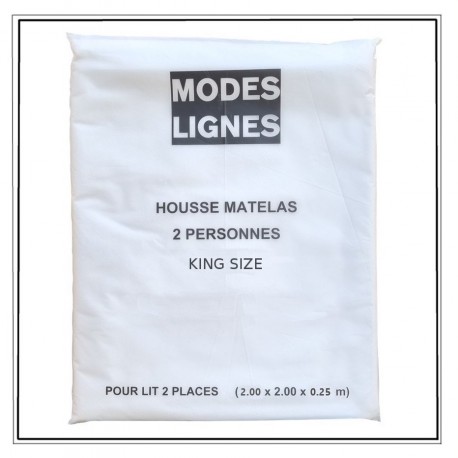 DRAP HOUSSE de matelas jetable KING SIZE 200 X 200 X 25