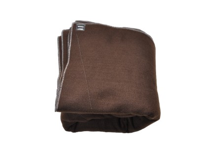Couverture jetable semi durable lit 1 personne chocolat