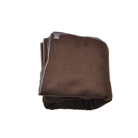 Couverture jetable semi durable lit 1 personne chocolat
