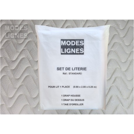 set de drap jetable 0.90 cm