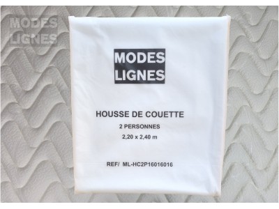 Housse de couette usage unique - 240x220 - 2 personnes