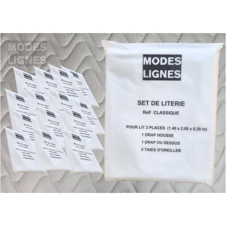 Lot de 25 Set de Draps Jetables en 140