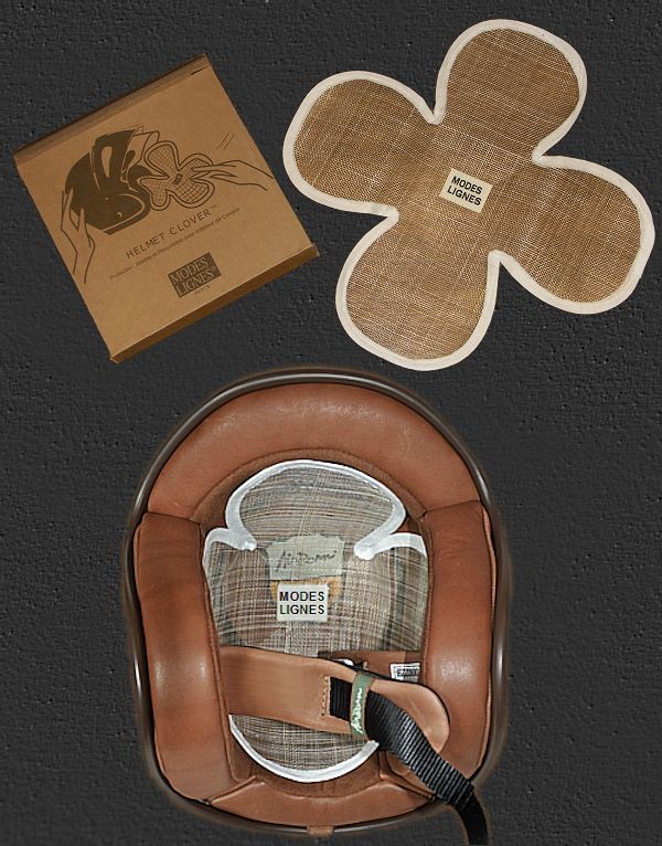 Boite de 2 Protections végétale intérieure de Casque Moto